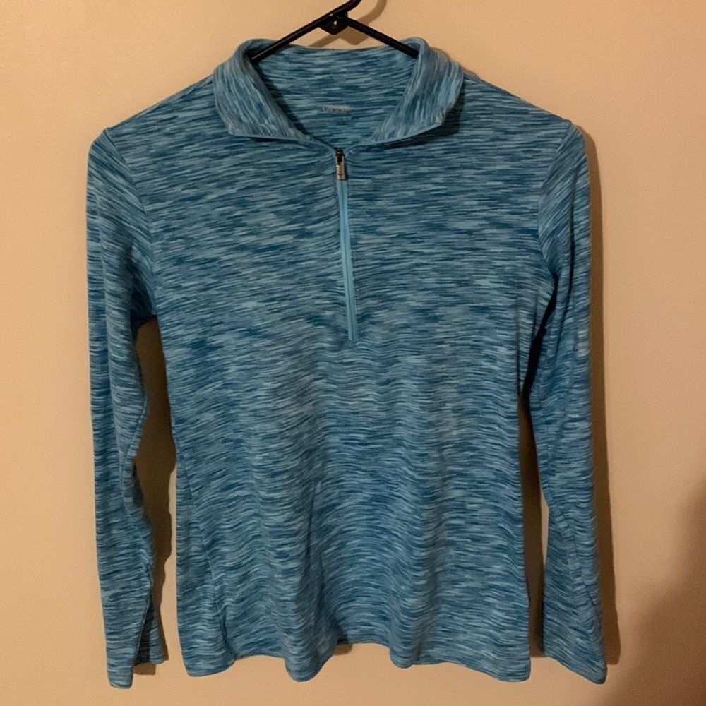 Columbia Women’s Heathered light blue Pullover M